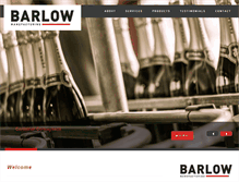 Tablet Screenshot of barlowmfg.com